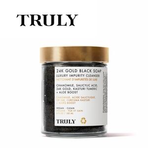 Truly- 24K Gold Black Soap Luxury Impurity Cleanser